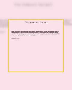 Victoria’s Secret interrumpe temporalmente su sitio web en EE. UU. y restringe servicios en tiendas por incidente de seguridad