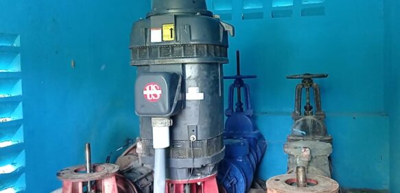 INAPA deja nuevo motor de bombeo para reinicio del agua en Río San Juan