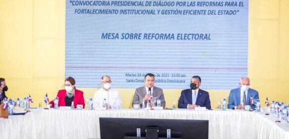 JCE participa en el inicio de los trabajos de la Mesa Temática de Reforma Electoral