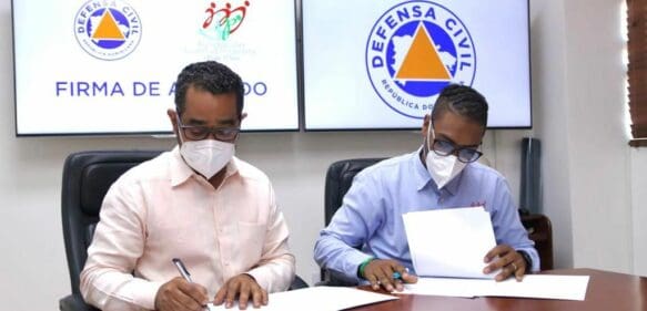Defensa Civil firma acuerdo de cooperación con Fundación Juventud Progresista