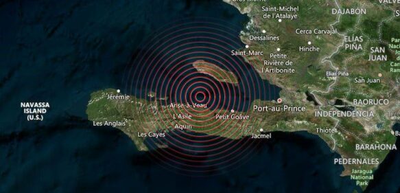 Fuerte terremoto de 5.3 se registra este lunes en los Nippes, Haiti
