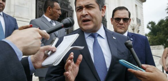 Expresidente de Honduras es arrestado a petición de EEUU