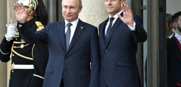 Macron y Putin acuerdan esfuerzo de urgencia para restaurar alto el fuego en el este Ucrania