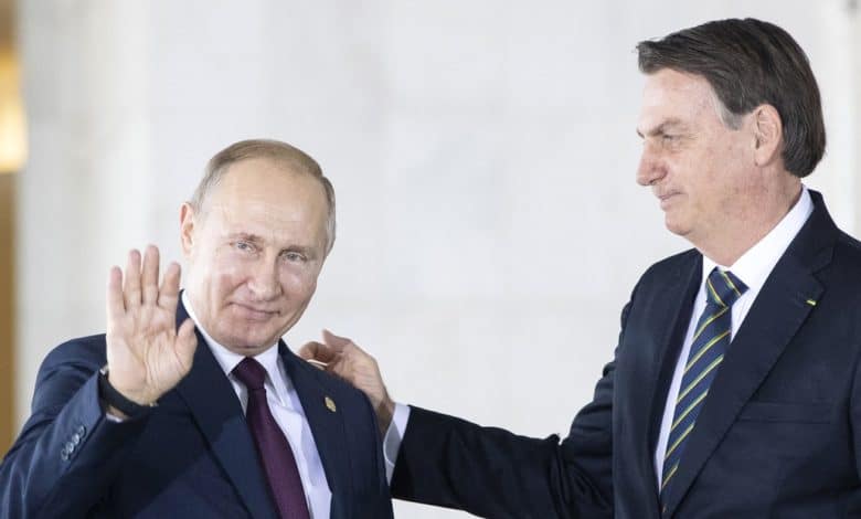 El presidente brasileño Jair Bolsonaro llega a Rusia