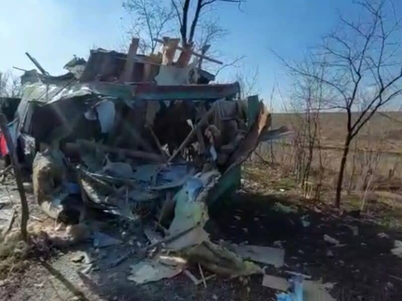Proyectil lanzado desde Ucrania destruye un puesto de control fronterizo ruso