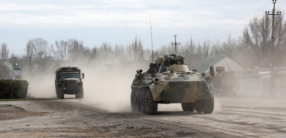 Las tropas rusas cruzan la frontera en la región de Kiev