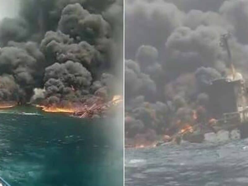Explosión de gran plataforma petrolera nigeriana deja diez desaparecidos