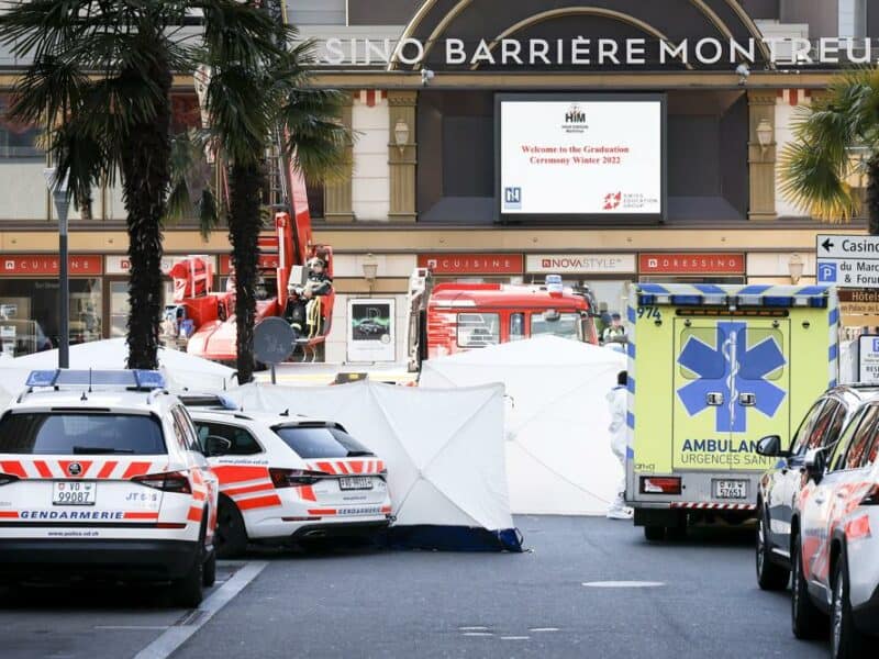 Suiza: 4 muertos en posible caída de un edificio en Montreux
