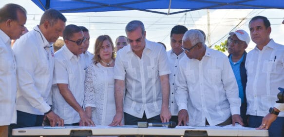 Presidente Luis Abinader encabeza vasto plan de asfaltado en la provincia La Vega