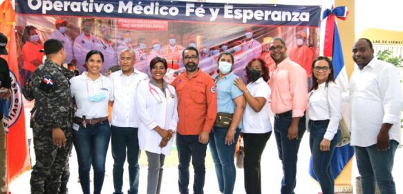 Defensa Civil, UTEPDA y MIDE realizan operativo médico en Neyba