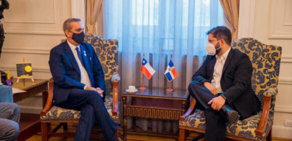 Abinader trata con Boric sobre el fortalecimiento de las relaciones y la cooperación entre la República Dominicana y Chile