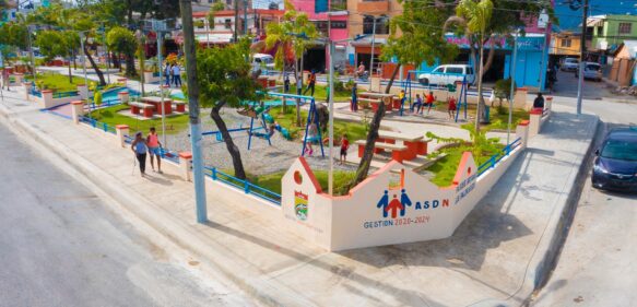 ASDN entrega remozado parque Brisas de los Palmares en Sabana Perdida