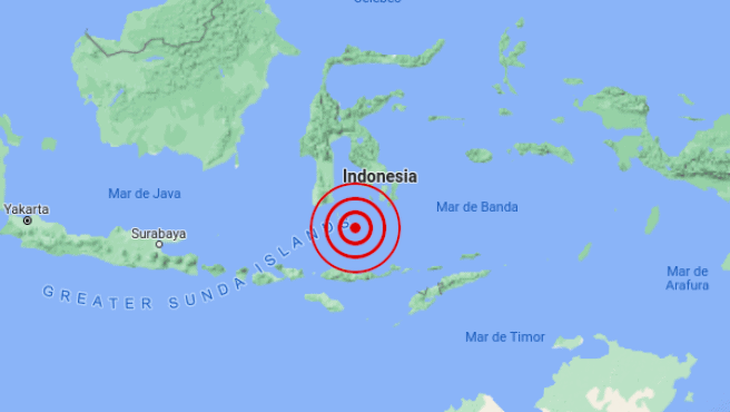 Un sismo magnitud 6,6 sacude las costas de Indonesia