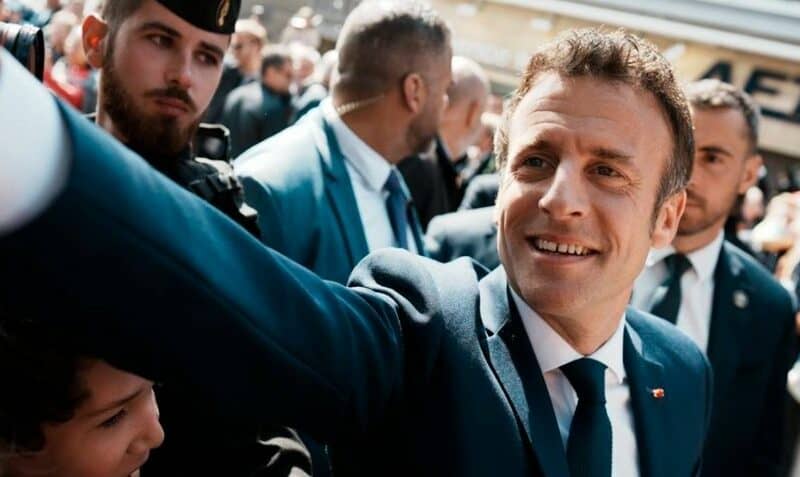Macron reelegido presidente de Francia, según las primeras proyecciones