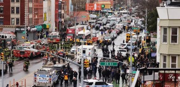 Se elevan a 16 los heridos en el tiroteo en el metro de Nueva York