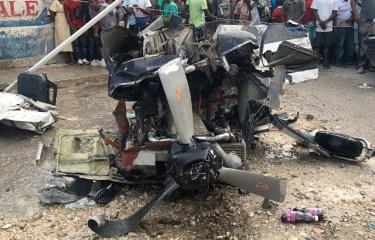 Suben a 6 las muertes en accidente aéreo en Haití