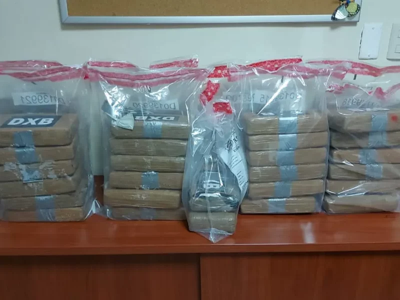 DNCD se incauta 50 paquetes de cocaína en Puerto Caucedo.