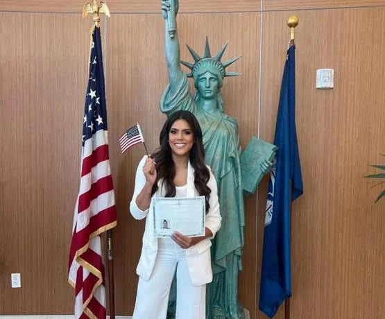 Francisca da otro paso para “el sueño americano”: obtiene la ciudadanía estadounidense.