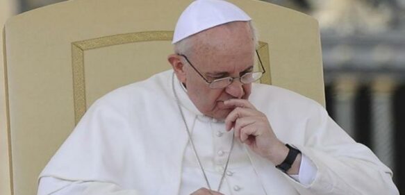 Papa Francisco insta a poner fin al tráfico indiscriminado de armas
