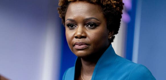 Karine Jean-Pierre, la futura secretaria de prensa de la Casa Blanca