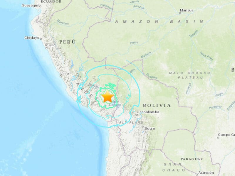 Un fuerte sismo sacude el sur de Perú y el noroeste de Bolivia