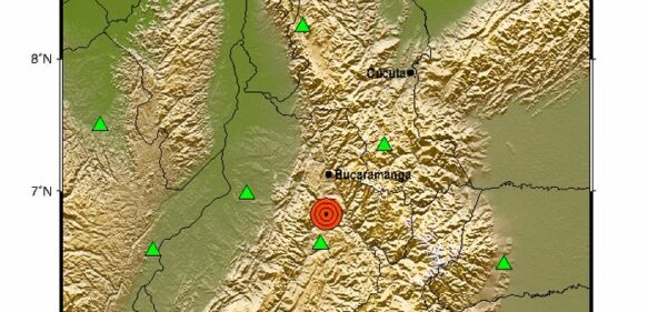Un sismo de magnitud 4,7 se registra en la zona norte de Colombia
