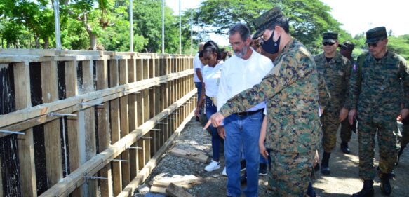 Ministro Díaz Morfa confirma que la construcción de la verja fronteriza marcha al ritmo programado