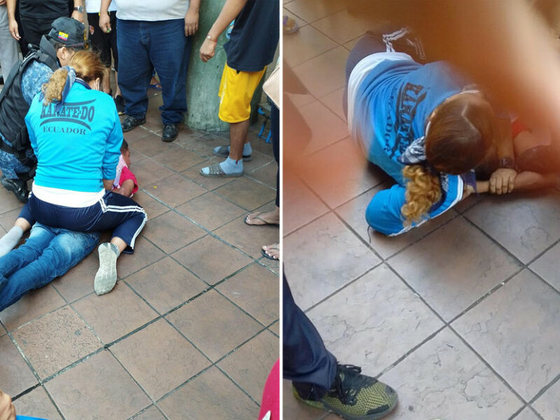 Campeona de artes marciales en Ecuador neutraliza a un hombre que golpeaba a una mujer en la calle