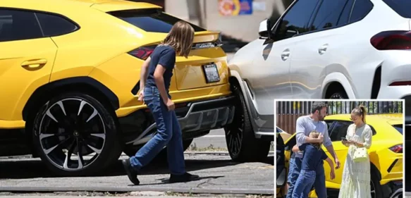 Hijo de Ben Affleck, de 10 años, choca Lamborghini