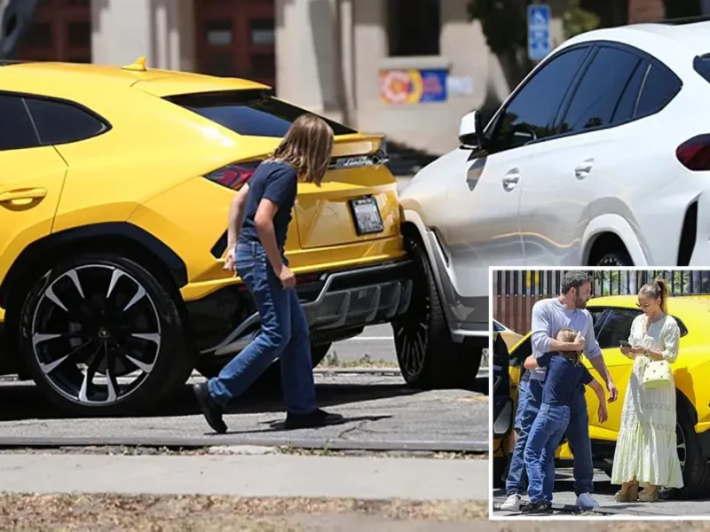 Hijo de Ben Affleck, de 10 años, choca Lamborghini