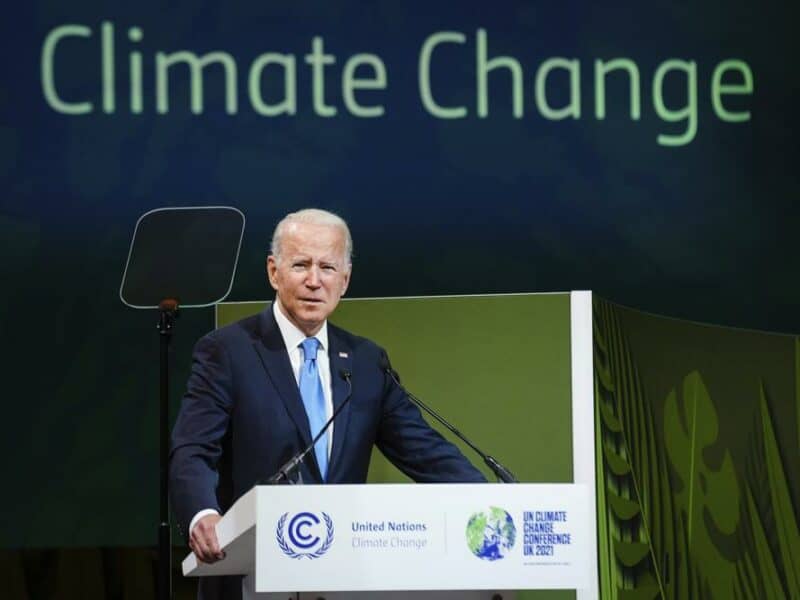 Biden anuncia una serie de medidas contra cambio climático