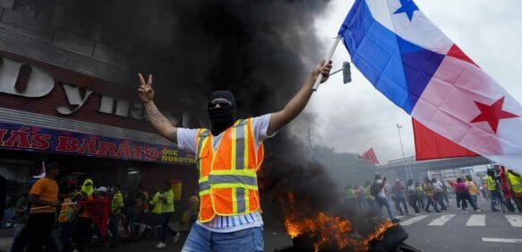 Nuevas protestas y bloqueos en carreteras de Panamá por precios combustibles y alimentos