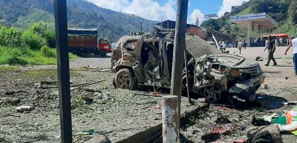 Al menos 2 muertos y 2 heridos en atentado con explosivos contra puesto de control en Colombia
