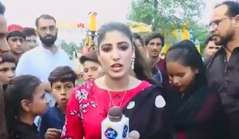 ¡Viral! Reportera abofetea a joven durante transmisión en vivo