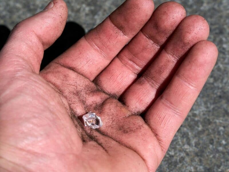 Mujer encuentra un diamante de 4 quilates mientras recolectaba leña en un bosque de la India