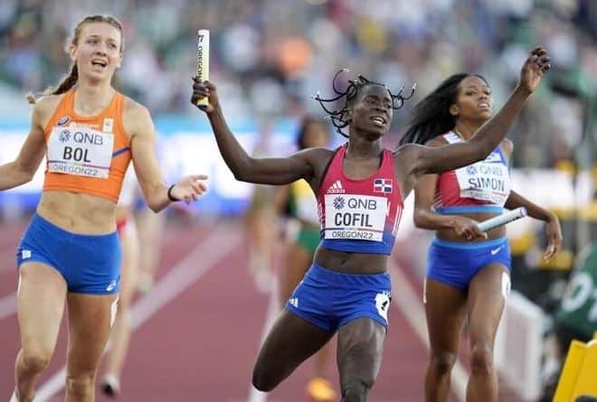 Dominicana conquista el oro en relevo mixto 4X400 en Mundial de Atletismo