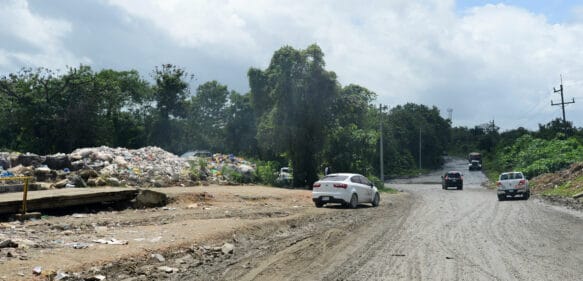 MOPC y Medioambiente iniciaron hoy trabajos de construcción de la carretera de acceso al vertedero de Duquesa