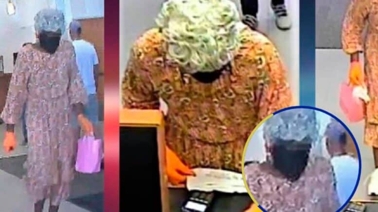 Con disfraz de abuelita, este hombre robó un banco en Estados Unidos