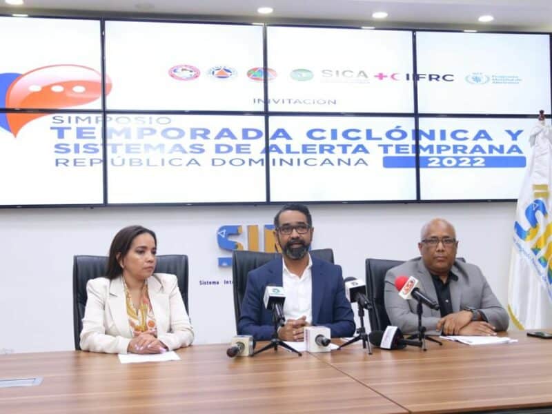 CNE y Defensa Civil realizarán simposio “Temporada Ciclónica y Sistemas de Alerta Temprana 2022”