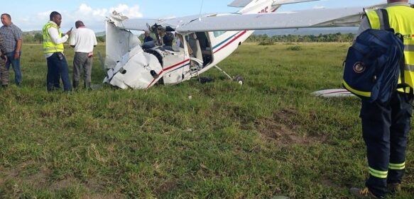 Muere una persona al caer avioneta en Montellano, Puerto Plata