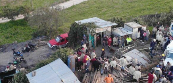 Defensa Civil de Colombia reporta 9 personas atrapadas tras el colapso en una mina de carbón