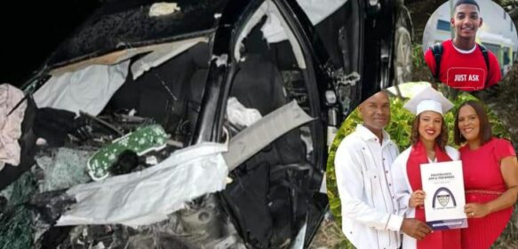 Muere familia en accidente de cuatro fallecidos y un lesionado en La Otra Banda, Higüey