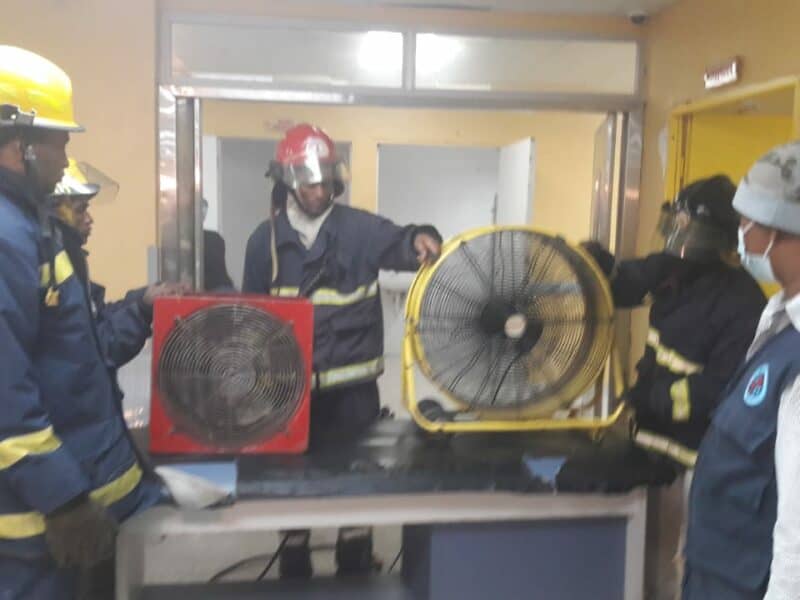 Sofocan conato de incendio en hospital Darío Contreras