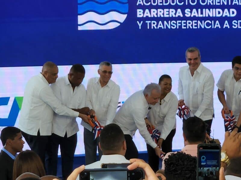 Presidente Abinader deja iniciada ampliación del Acueducto Barrera de Salinidad que beneficiará 1.8 millones de personas