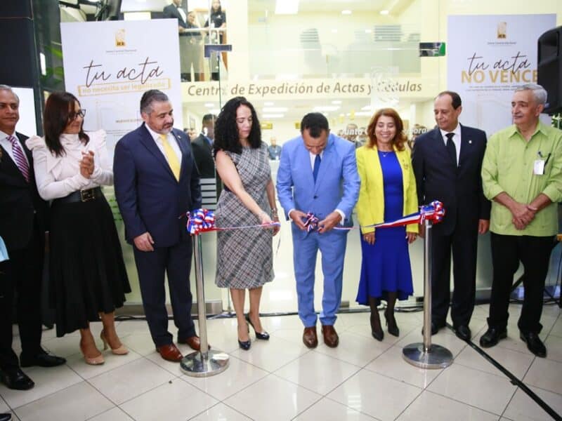 JCE inaugura nuevo centro de expedición de actas y cédulas en Plaza Central
