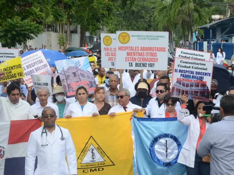 Colegio Médico Dominicano cumple llamado a huelga