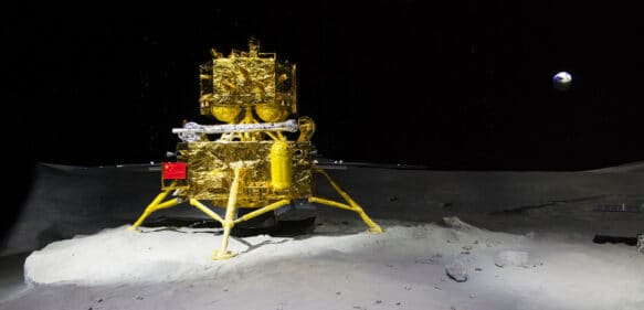 China descubre un nuevo mineral en la Luna