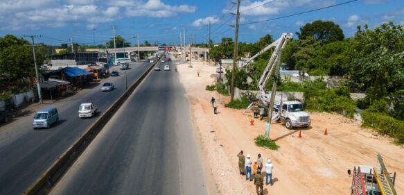 ETED reubica línea de transmisión 69 kv Boca Chica –Megapuerto a solicitud de MOPC