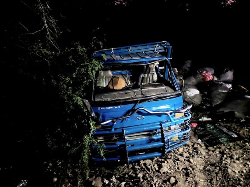 Una nacional haitiana muerta y otros cinco heridos durante accidente en Bahoruco