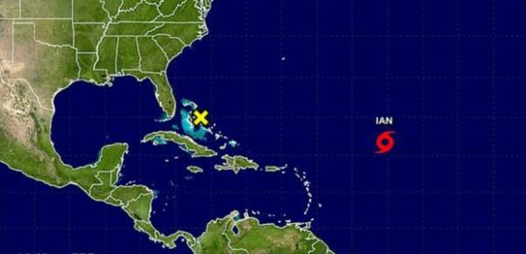 La Depresión número 9, se intensifica a tormenta tropical Ian